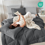 Sasttie Twin Comforter Set, 5 Pieces Bed in a Bag Twin, Complete Bedding Set - Image 5