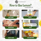 NaturoBliss 100% Pure Lemon Essential Oil Therapeutic Grade Premium Quality - Image 4