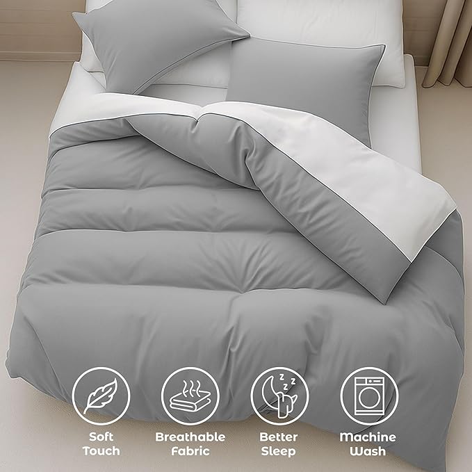 Pure Bedding California King Duvet Cover - Image 7