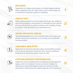 HIQILI Peppermint Essential Oil Add to Spray, Can Enjoy Air Freshening - Image 9