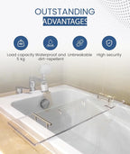 Acrylic Bathtub Tray Clear Bathtub Caddy Bath Tray Table - Image 5