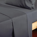 Cotton Cal King Flat Sheet Only, 600 Thread Count 100% Egyptian Cotton Top - Image 5
