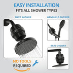 weAQUA Heavy Duty Shower Filter Family 2 PACK – 99% Removal - Image 7