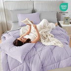 Sasttie King Size Comforter Set, 7 Pieces Bed in a Bag King, Complete Bedding - Image 5