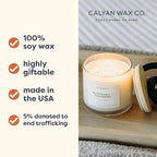 Calyan Wax Co. Passionfruit & Ginger 3 Wick Scented Candle - Image 3