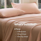 DOZ Sheet Set, 100% Viscose derived from Bamboo, Organically Grown, Buttery Soft - Image 2