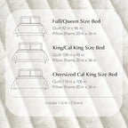 EVERGRACE Velvet Quilt Set California King 118'' x 106'', Luxurious Soft - Image 8