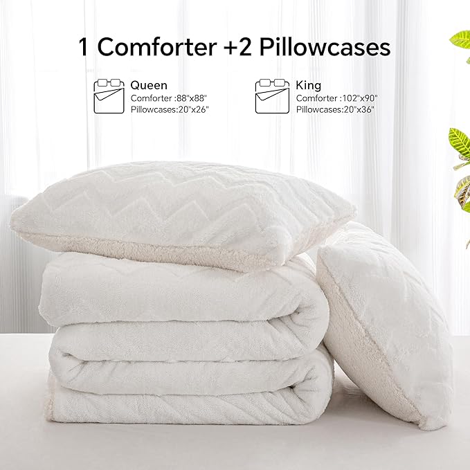 BEDELITE Fluffy Twin Comforter Set - Image 7