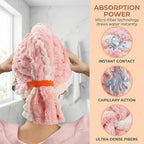 Hair Towel Wrap for Women, High Absorbency Hair Drying Towel Wrap, Lightweight - Image 7