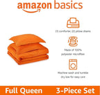 Amazon Basics 3-Piece Soft, All-Season Microfiber Kid's Comforter and Pillow - Image 2