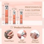 Manicure Set Nail Clipper Set Men Women 12 in 1 Nail Care Kit - Image 3