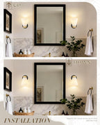 Set of 2 Wall Sconces for Bathroom, HWH 1-Light Bathroom Vanity Light - Image 3
