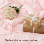 BEDELITE Baby Pink Comforter Set Queen - Image 4