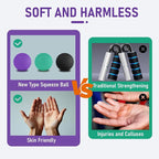 3 Pack Stress Balls for Adults, Squeeze Balls for Hand Therapy, Hand - Image 3