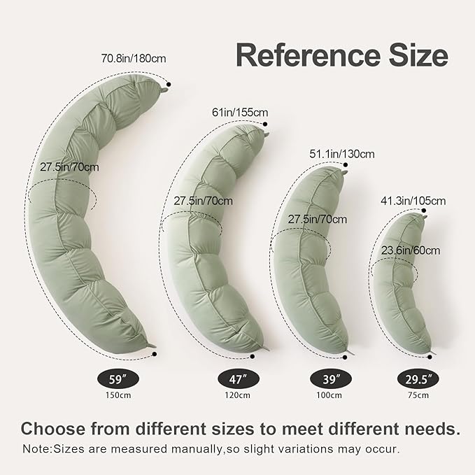 Peallow – Long Round Body Pillow - Image 2