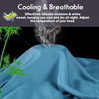 Body Pillowcase with Zipper Cooling Viscose from Bamboo Zippered Pillowcases - Image 3