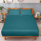 ROYALE LINENS 300 Thread Count 100% Long Staple Combed Cotton Fitted Sheet - Image 9