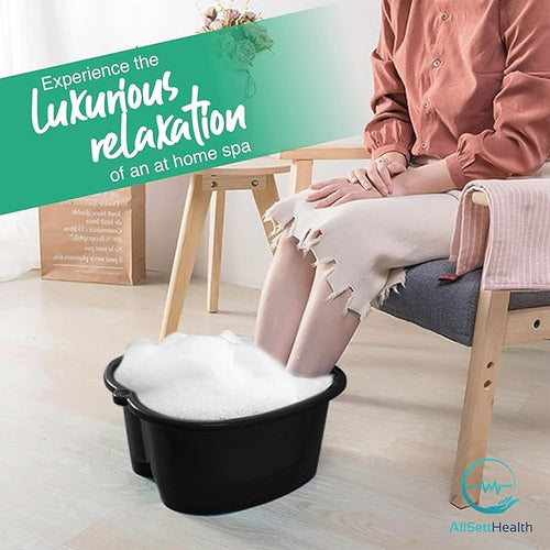 AllSett Health Foot Soaking Bath Basin – Large Size - Image 2