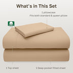 California Design Den Twin Bed Sheets 100% Cotton Sateen, 600 Thread Count - Image 4