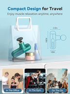 HEYCHY Super Mini Massage Gun, Percussion Deep Tissues Muscle Massager - Image 5