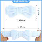 Ondder Spa Headbands for Women, Bow Makeup Skincare Headbands for Washing Face - Image 4