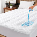 Queen Size Waterproof Mattress Protector Quilted, Breathable Ultra-Soft Filling by Unilibra