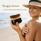 Streak-Free Kabuki Self Tanner Brush, Large Body Makeup Brush, Soft Dense Body - Image 8