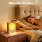 Sunrise Alarm Clock, 360-Degree Rotating Moonlight & 10 White Noise Sounds - Image 7