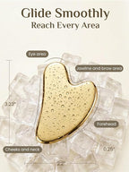 Rena Chris Gua Sha Facial Tools, Stainless Steel Guasha Tool - Image 2