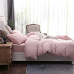 PURE ERA Jersey Knit Duvet Cover Set 100% T-Shirt Cotton Super Soft Comfy 3pc - Image 4