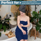 QUBA LINEN Hotel & Spa 100% Cotton Bath Towels Pack of 6, Ultra Soft, Quick Dry - Image 4
