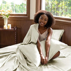 CozyLux Satin Sheets Full Size Sheets - Image 7