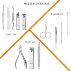 Manicure Set Professional Nail Clippers Kit Pedicure Care Tools- Stainless - Image 3