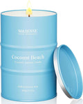 M&SENSE Coconut Beach Scented Candles Large Summer Candle, Natural Soy Candles by MSENSE