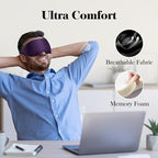 Fygrip 3D Eye Mask Sleep Mask for Men & Women, 100% Pressure-Free & Light - Image 4