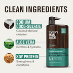 Every Man Jack Sea Minerals + Citron Hydrating Mens 3-in-1 All Over Wash - Image 5