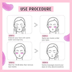 PEAUAMIE Under Eye Patchs Rose Eye Mask - Image 7