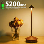 Cordless LED Table Lamp, Rechargeable 5200mAH Battery Operated Lamp - Image 4