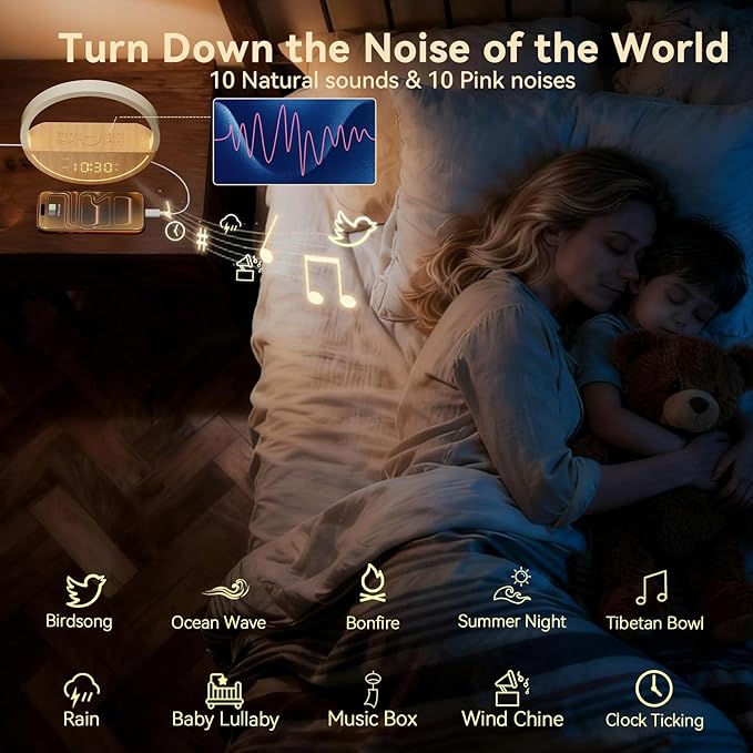 Vivilumens Wake Up Light Sunrise Alarm Clock - Image 6