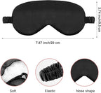 Dimeho 3 Pcs Sleep Mask Soft Silky Eye Masks Cover - Image 2