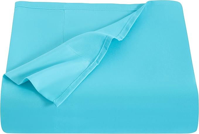 NTBAY Twin Extra-Long Flat Sheet Only by NTBAY