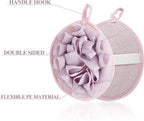 Boao 3 Pcs Bath Shower Pouf Sponge Mesh Pouf Shower Ball Exfoliating Body - Image 3
