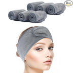 SINLAND Spa Headband for Women 6 Counts Adjustable Makeup Hair Band by SINLAND