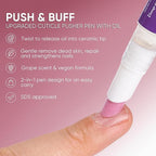 Ceramic Cuticle Pusher & Oil Pen, 2ml Grape Scented Nail Care Pen, Gentle - Image 5