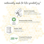 Burt's Bees Baby Essential Organic Cotton Fitted Crib Sheet, Breathable - Image 4