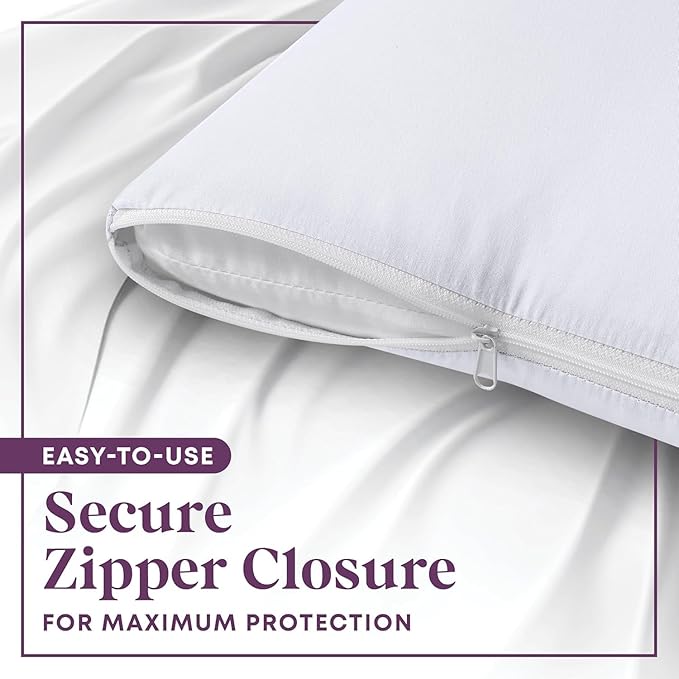 CirclesHome Pillow Protectors Single Pack Toddler Zippered - Image 4