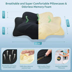 DONAMA Cervical Pillow for Neck and Shoulder, Contour Memory Foam Pillow - Image 2