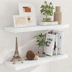 Fun Memories Floating Shelves for Wall, 36 x 9.3 Large Floating Shelf Wall by FunMemories