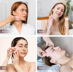 2 Pack Gua Sha Facial Tools, Gua Sha Jade Stone Gua Sha Massage Tool, Guasha - Image 6