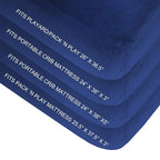 Biloban Pack and Play Sheets Fitted, 2 Pack Pack and Play Sheet Fits - Image 3